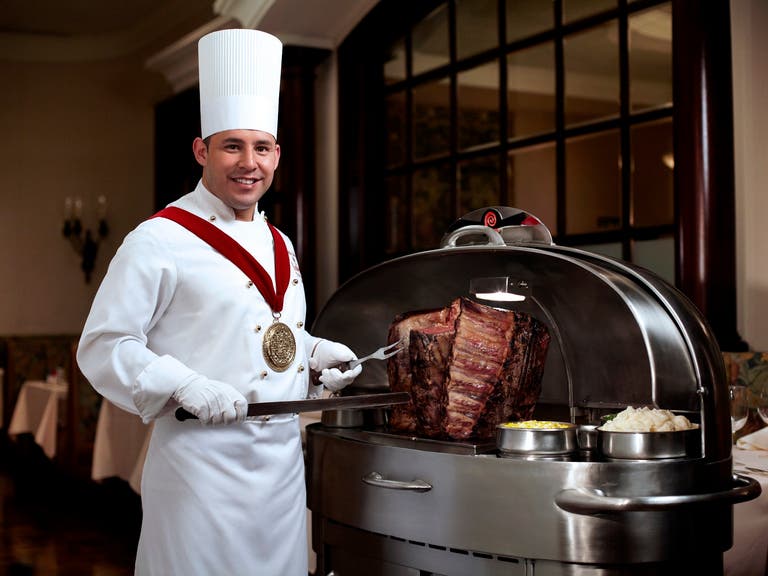 Lawry's The Prime Rib Carver and Cart