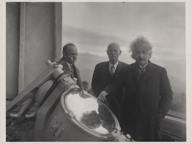 Albert Einstein at the Mount Wilson Observatory