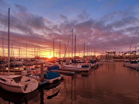 Marina del Rey at sunset | Photo courtesy of Shawn Park, Flickr